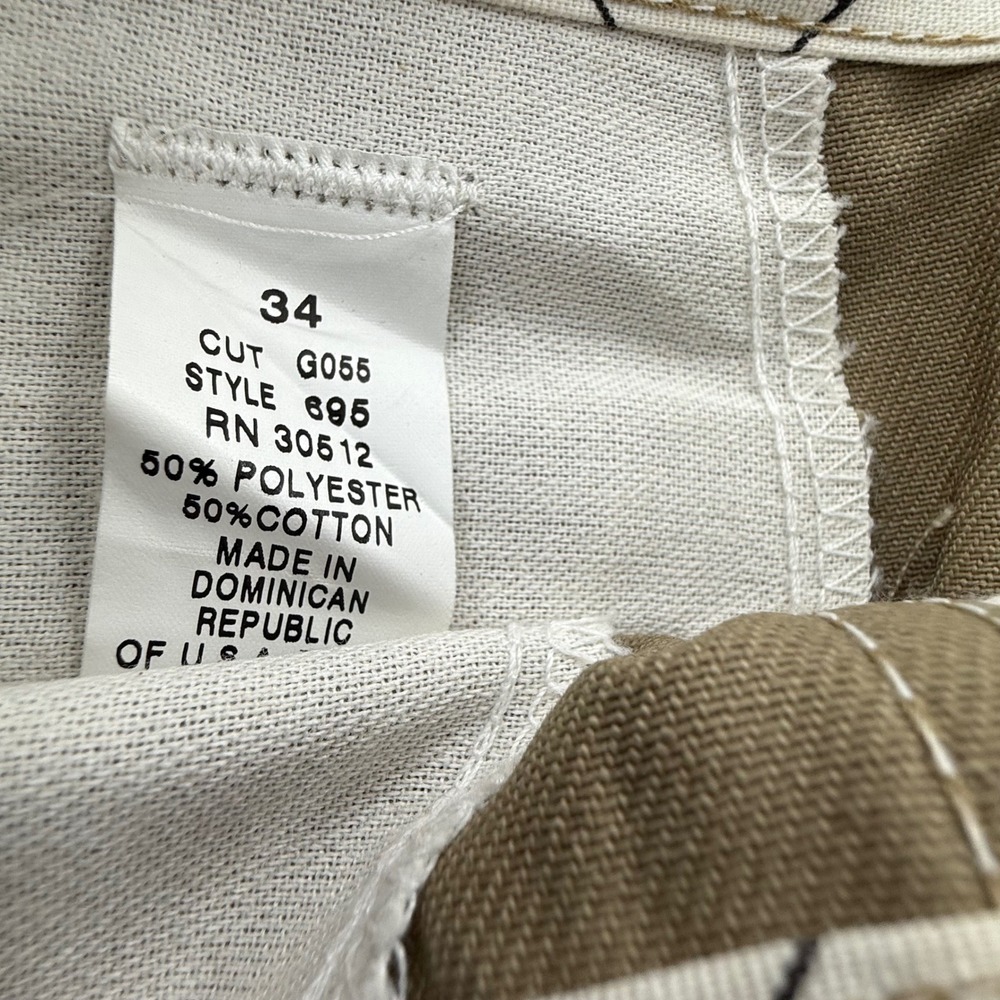 Ben Davis Work Chino Flat Front Utility Durable Pants Trousers Men Size 32 - Picture 4 of 9